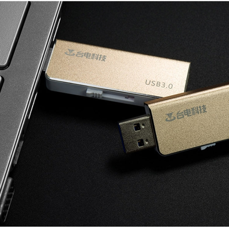 Teclast NSI Series 64GB Frosted Metal Body Push-pull Type USB 3.0 Flash Disk(Blue)