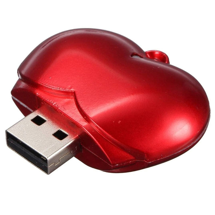 8GB Heart style USB Flash Disk(Red)
