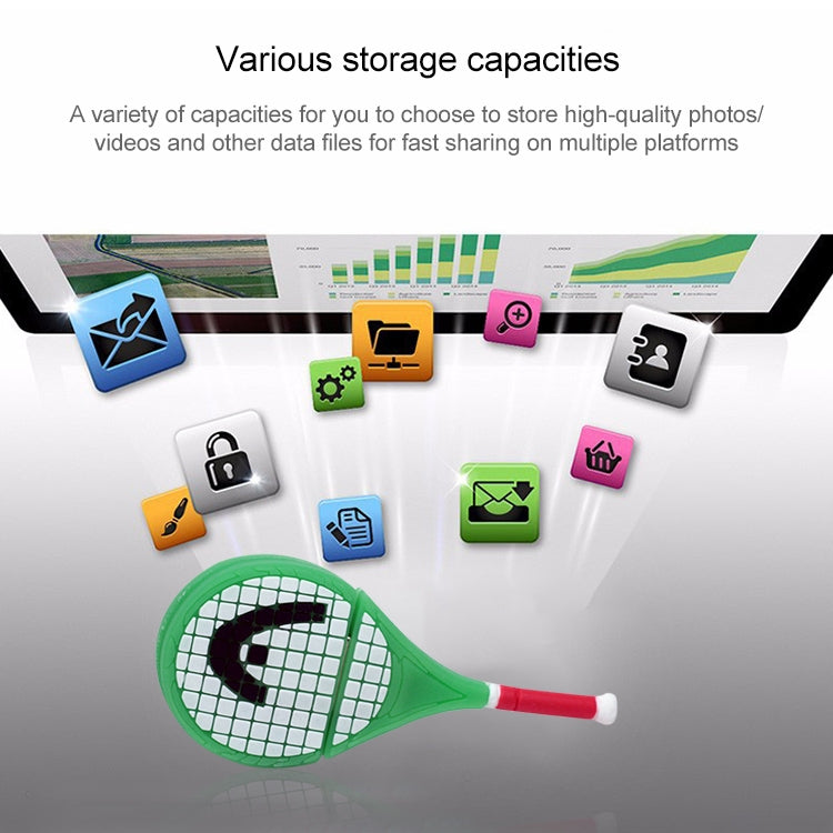 Tennis Racket Shape USB Flash Disk