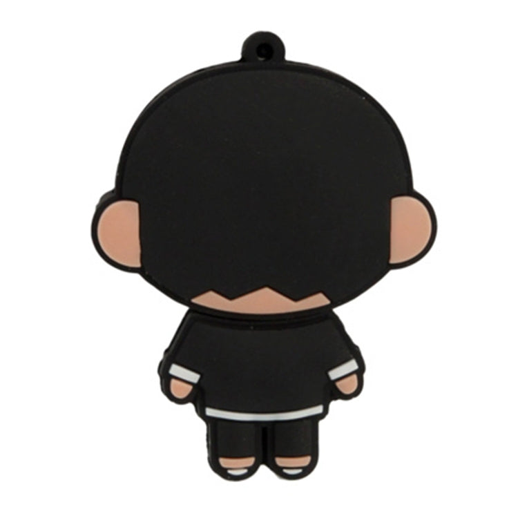 Kongfu Boy Cartoon Silicone USB Flash disk, Special for All Kinds of Festival Day Gifts