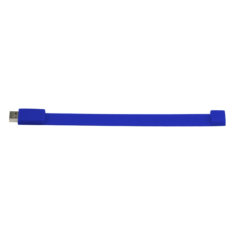 4GB Silicon Bracelets USB 2.0 Flash Disk(Dark Blue)