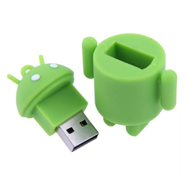 Android Robot Style USB Flash Disk (Green)(Green)