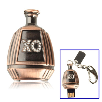 XO Wine Bottle Keychains Style USB 2.0 Flash Disk,