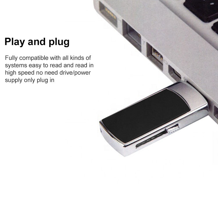 Black & Silver Color, USB 2.0 Flash Disk
