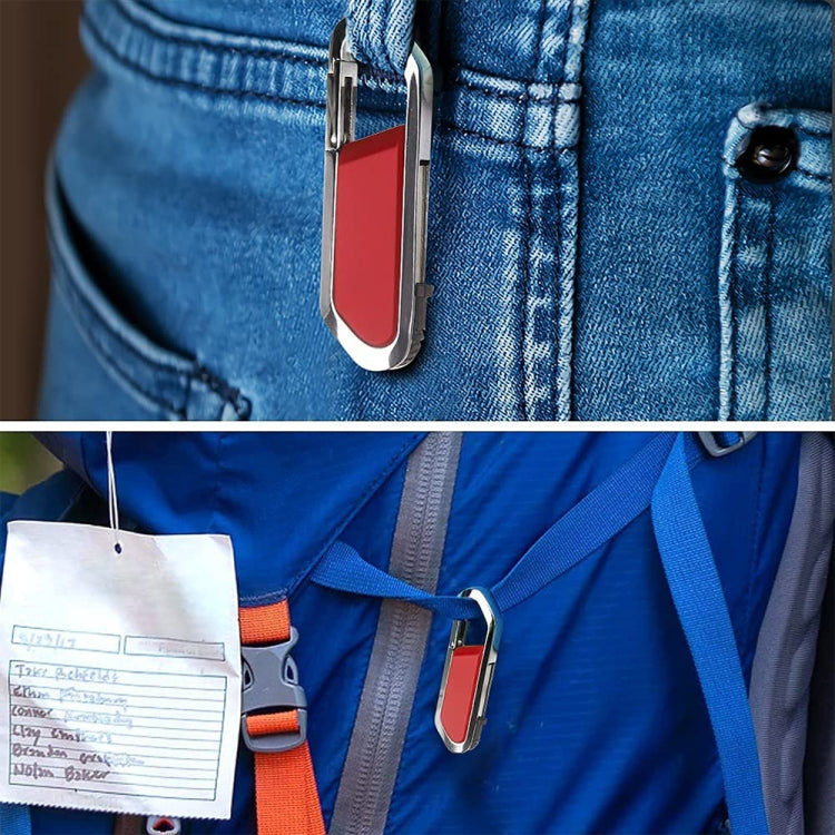 16GB Metallic Keychains Style USB 2.0 Flash Disk (Red)(Red)