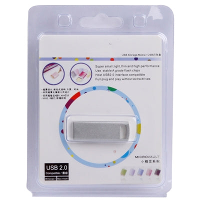 16GB Metal Series USB 2.0 Flash Disk (Silver)