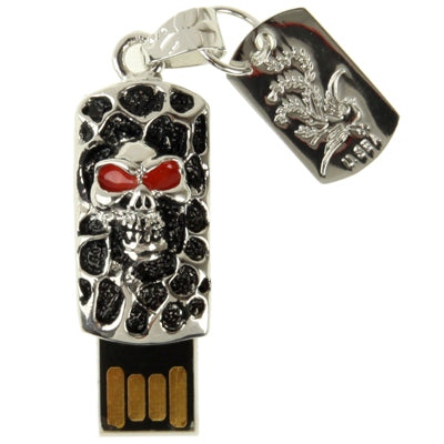 4GB Metal Series Skull Style USB 2.0 Flash Disk