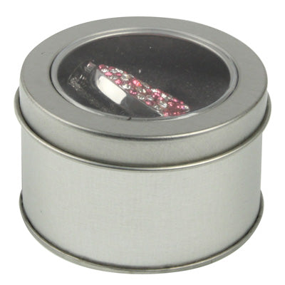 Pink heart-shaped Diamond Necklace Style USB Flash Disk