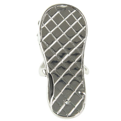 Silver Slippers Shaped Diamond Necklace Style USB Flash Disk