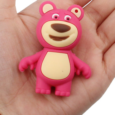 Brown Bear Shape Silicone USB Flash disk, Special for All Kinds of Festival Day Gifts