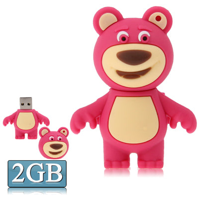 Brown Bear Shape Silicone USB Flash disk, Special for All Kinds of Festival Day Gifts