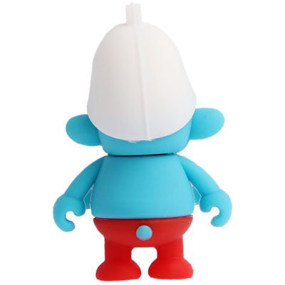 The Smurfs Shape Silicone USB2.0 Flash disk, Special for All Kinds of Festival Day Gifts