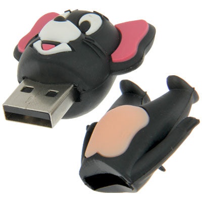 Mouse Style Silicone USB2.0 Flash disk, Special for All Kinds of Festival Day Gifts, Grey