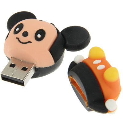 Mickey Style Silicone USB2.0 Flash disk, Special for All Kinds of Festival Day Gifts