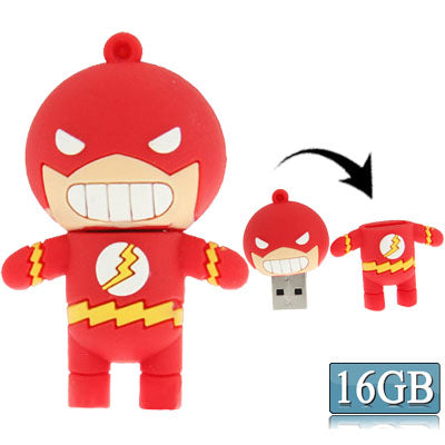 The Avengers Alliance Q version Silicone USB 2.0 Flash disk, Special for All Kinds of Festival Day Gifts, Red