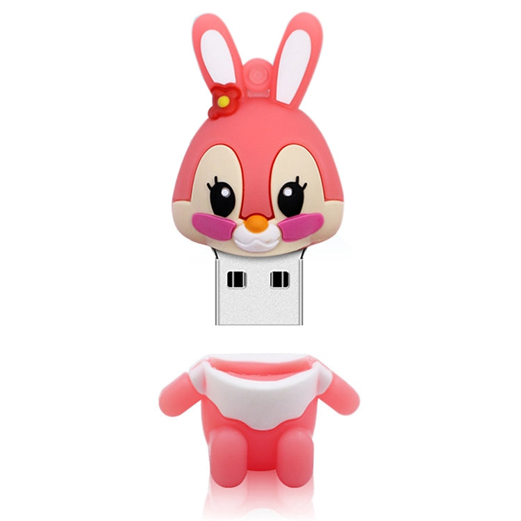 Cartoon Bunny Style Silicone USB 2.0 Flash disk, Special for All Kinds of Festival Day Gifts