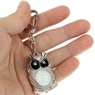Noctua Metal Watch Keychain Style USB Flash Disk Silver