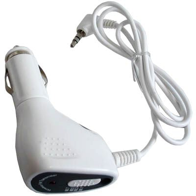 Fm Transmitter with 4 frequency(White)