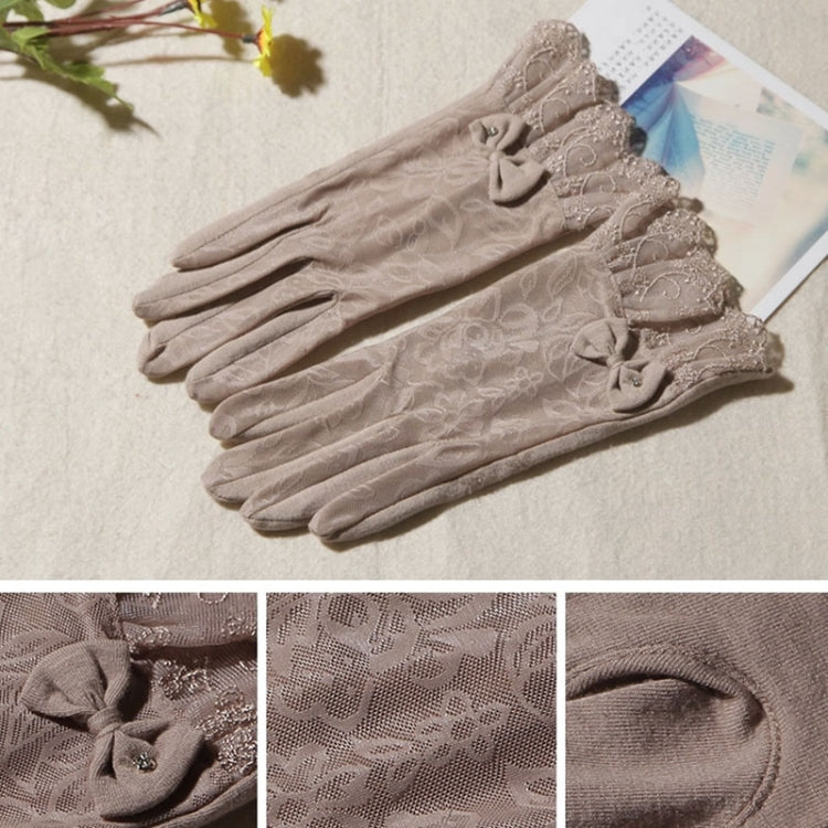 Fashionable Ultraviolet-proof Lace Gloves for Women