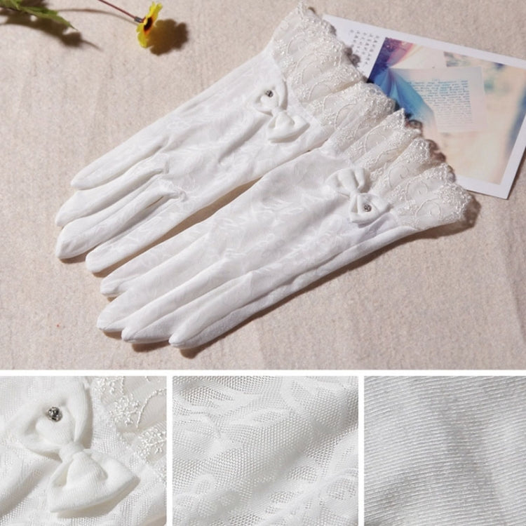 Fashionable Ultraviolet-proof Lace Gloves for Women