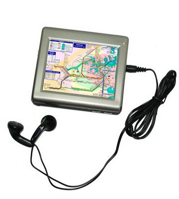 3.5 inch TFT Touch Screen Car GPS Navigator(Black)
