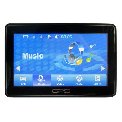 5.0 inch TFT touch screen GPS Navigator , With 1GB SD Card and Map(Black)