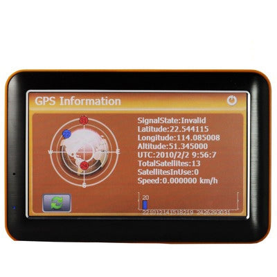 5.0 inch TFT Touch-screen Car GPS Navigator Support SD Card, Built-in speaker, With Map , With 2GB  SD Card+Bluetooth(Black)