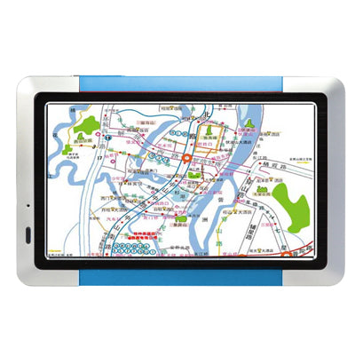 5.0 inch TFT Touch-screen Car GPS Navigator Support SD Card, Bluetooth, FM Transmitter, Built-in speaker, AV in port With Map(Baby Blue)