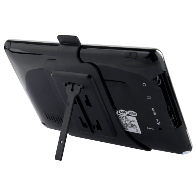 7.0 inch TFT Touch-screen Car GPS Navigator, Built in 4GB Memory, Mini USB Port, Touch Pen, Voice Broadcast, FM Radio function, Built-in speaker, Resolutions: 800 x 480(Black)