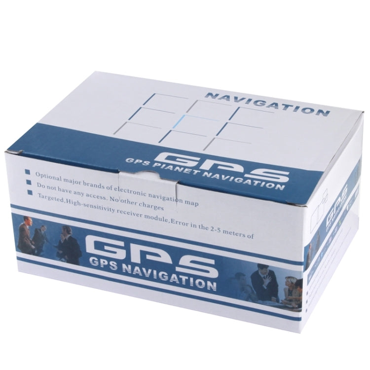 7.0 inch TFT Touch-screen Car GPS Navigator, Built in 4GB Memory, Mini USB Port, Touch Pen, Voice Broadcast, FM Radio function, Built-in speaker, Resolutions: 800 x 480(Black)