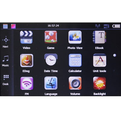 5.0 inch TFT Touch-screen Car GPS Navigator, Built in 4GB Memory and Map, Support Voice Broadcast, FM Transmitter function, Built-in speaker(Black)