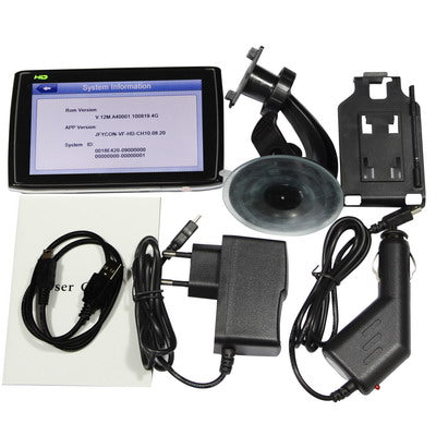 5.0 inch TFT Touch-screen Car GPS Navigator, Built in 4GB Memory and Map, Support Voice Broadcast, FM Transmitter function, Built-in speaker(Black)