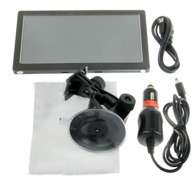 7.0 inch TFT Touch Screen Car GPS Navigator, 800 x 480 pixel, Support Voice Broadcast, FM Transmitter Function, Built in 8GB Memory and Map(Black)