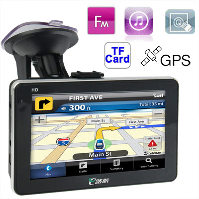 5.0 inch 800 x 480 Pixels TFT Touch Screen Car GPS Navigator,Built 8GB Memory and Map, Support Voice Broadcast, FM Transmitter Function and TF Card(Black)