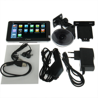 5.0 inch 800 x 480 Pixels TFT Touch Screen Car GPS Navigator,Built 8GB Memory and Map, Support Voice Broadcast, FM Transmitter Function and TF Card(Black)