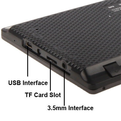 HSD-X003 7.0 inch Full HD 1080P TFT Touch Screen Car GPS Navigator with Rader Detector Function, Support in TF Card Slots, FM Transmitter with 8GB Memory and Map