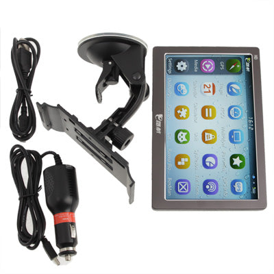 HSD-X003 7.0 inch Full HD 1080P TFT Touch Screen Car GPS Navigator with Rader Detector Function, Support in TF Card Slots, FM Transmitter with 8GB Memory and Map