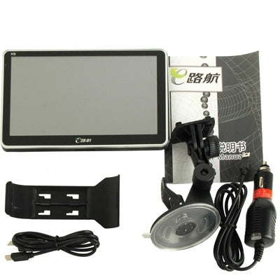 Eroda Z950 Black, 7.0 inch TFT Touch Screen 800 x 480 Pixels Car GPS Navigator with Micro SD (TF) Card Slot, Free 4GB Memory and Map, Support Voice Broadcast, FM Transmitter Function(Black)