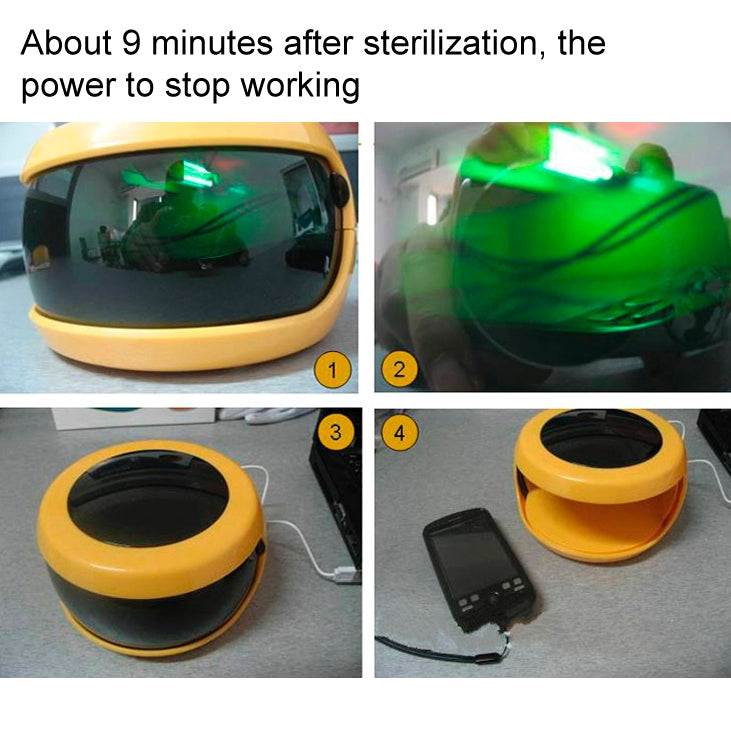 Mini UV Sterilizer with USB Cable for iPhone / Keys / Spoons / Small Product, KD-X-01(Blue)