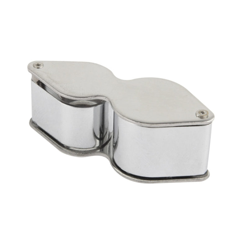 10X - 20X Portable & Rotatable Handheld Jewelry Loupe Magnifier Reading Magnifier (MG22181)(Silver)