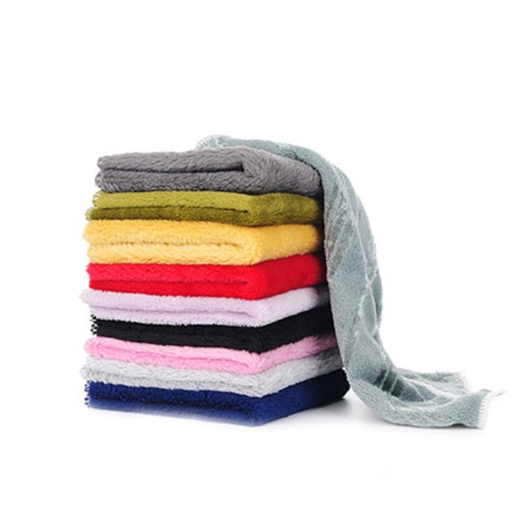 10 PCS Soft Microfiber Dishcloth, Size: 25cm x 25cm (Random Color Delivery)