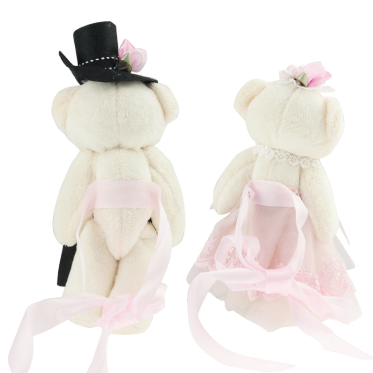 Pair of Super Lovely Bear Couple Design Curtain Buckles, Home Decoration