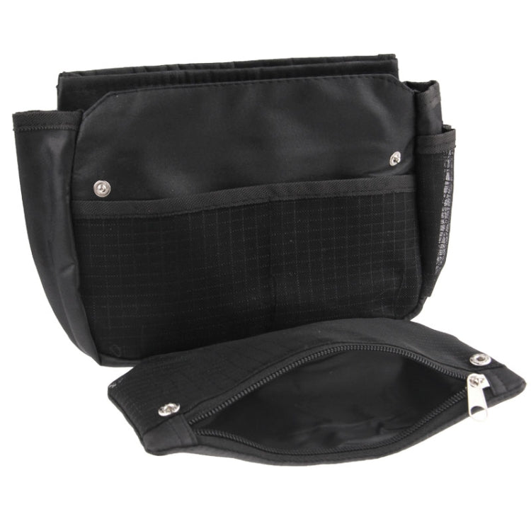 Multifunctional Storage Bag , Size: approx. 20cm x 14.5cm x 7cm(Black)