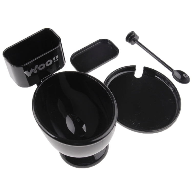 Best Gifts 300ML Funny Cute Toilet Cup with Spoon Novelty Plastic Mug