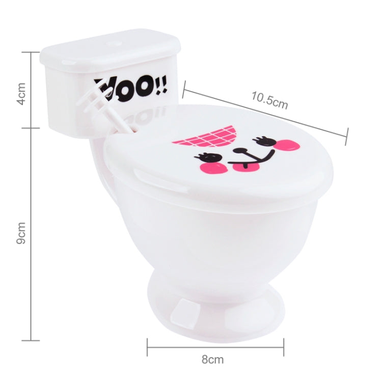 Best Gifts 300ML Funny Cute Toilet Cup with Spoon Novelty Plastic Mug