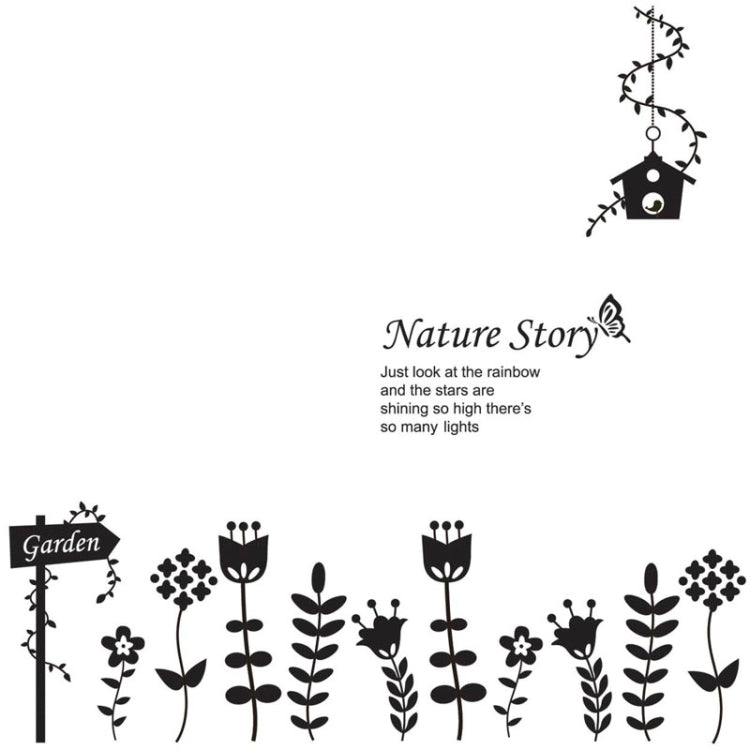 3D Nature Story Pattern Removable Wall Stickers for Home Decoration, Size: 90cm x 60cm