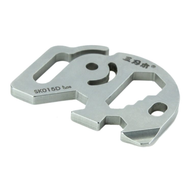 Multifunctional Elephant Shape Stainless Steel Key Chain with Bottle Opener