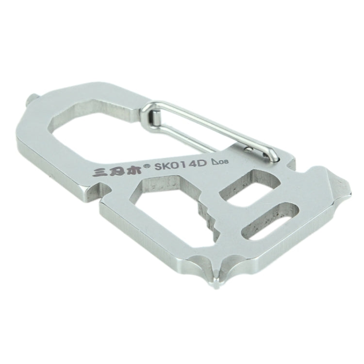 Multifunctional Bell Shape Stainless Steel Key Chain with Bottle Opener