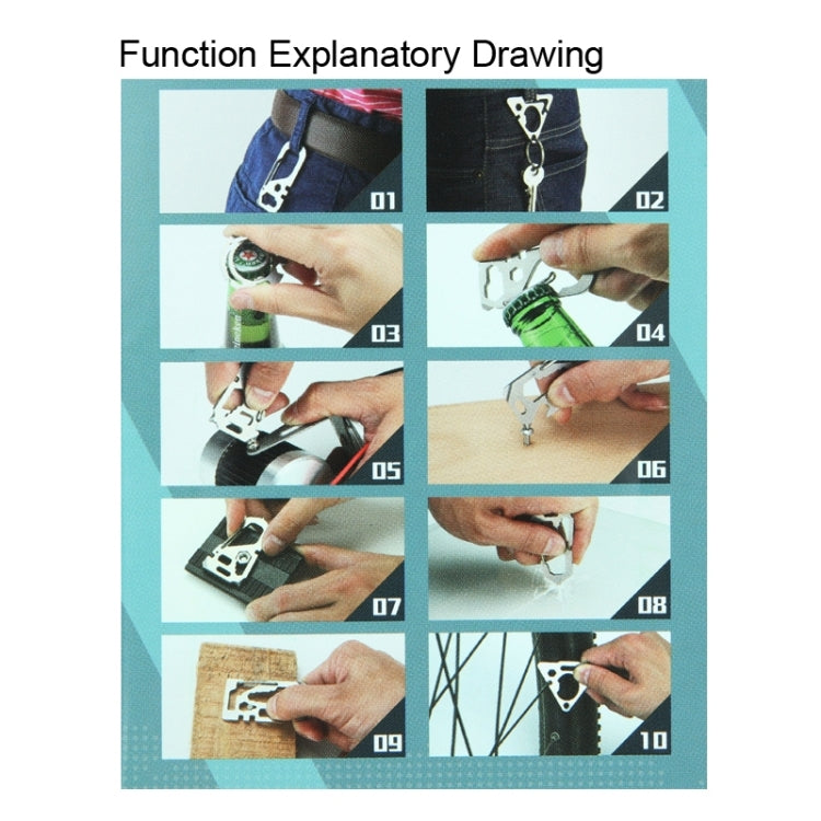 Multifunctional Bell Shape Stainless Steel Key Chain with Bottle Opener