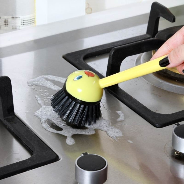 Cartoon Cleaning Brush Kitchen Cleaner with Strong Decontamination (Random Color Delivery)
